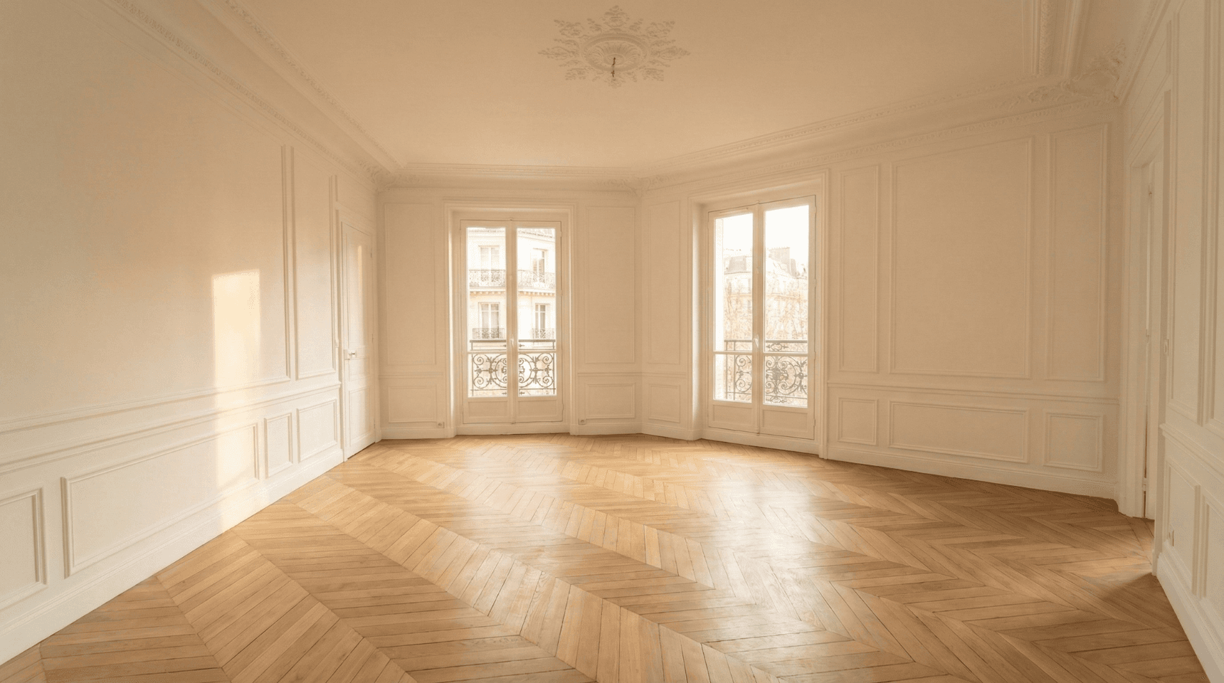 Pièce avant décoration — Salon